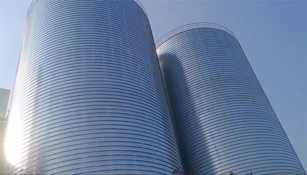 南岗2座混凝土高架卷板仓