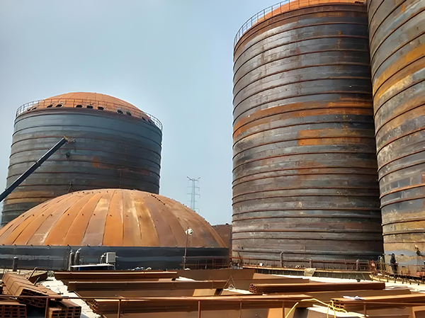 南岗焦粉钢板仓